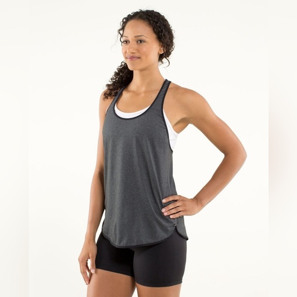 Lululemon 105 F Singlet Racerback Tank Top Luon Workout Activewear Top - Picture 2 of 7